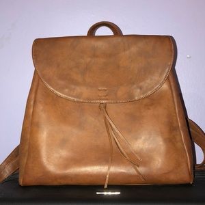Vegan Leather Backpack Purse